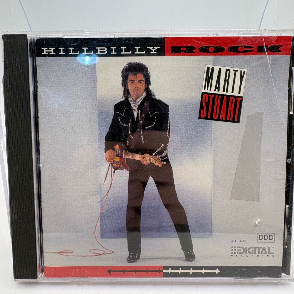 Marty‎ Stuart Hillbilly Rock CD 1989 MCA Records MCAD-42312 Country Rockabilly